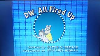 D.W. All Fired Up Title Card 