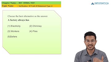 Verification of Truth of the Statement   Type 2