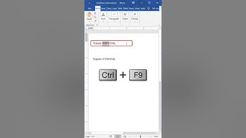 Convert Numbers to Words (ZERO CODING) in Microsoft Word #shorts