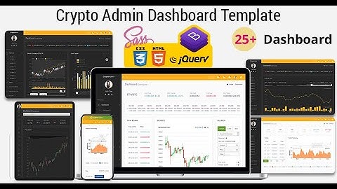 Crypto Bootstrap 5 Admin Dashboard Template with Dark LTR Theme
