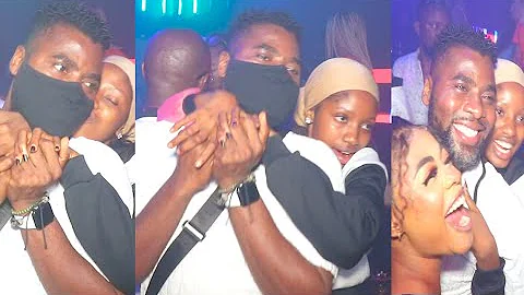 Too Handsome! See How Girls Love Up On Ibrahim Chatta. They Couldn't Leave Him Alone At Baba Tee