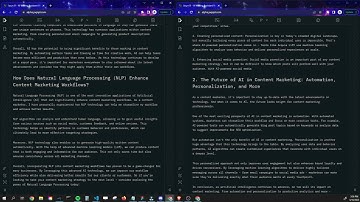 Jaq n Jil - Generate Article Using Keywords vs Not Using Keywords