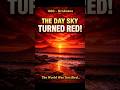 🌋 The Day the Sky Turned Red! 😱🔥 #learningengine #facts