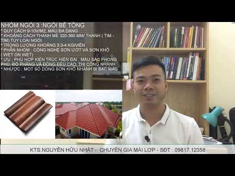 Video CÁC LOẠI NGÓI LỢP - youtube