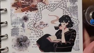 ASMR [coffee] #art #asmr #collage ##journal #scarpbook #다꾸 #コラージュ #マスキングテープ