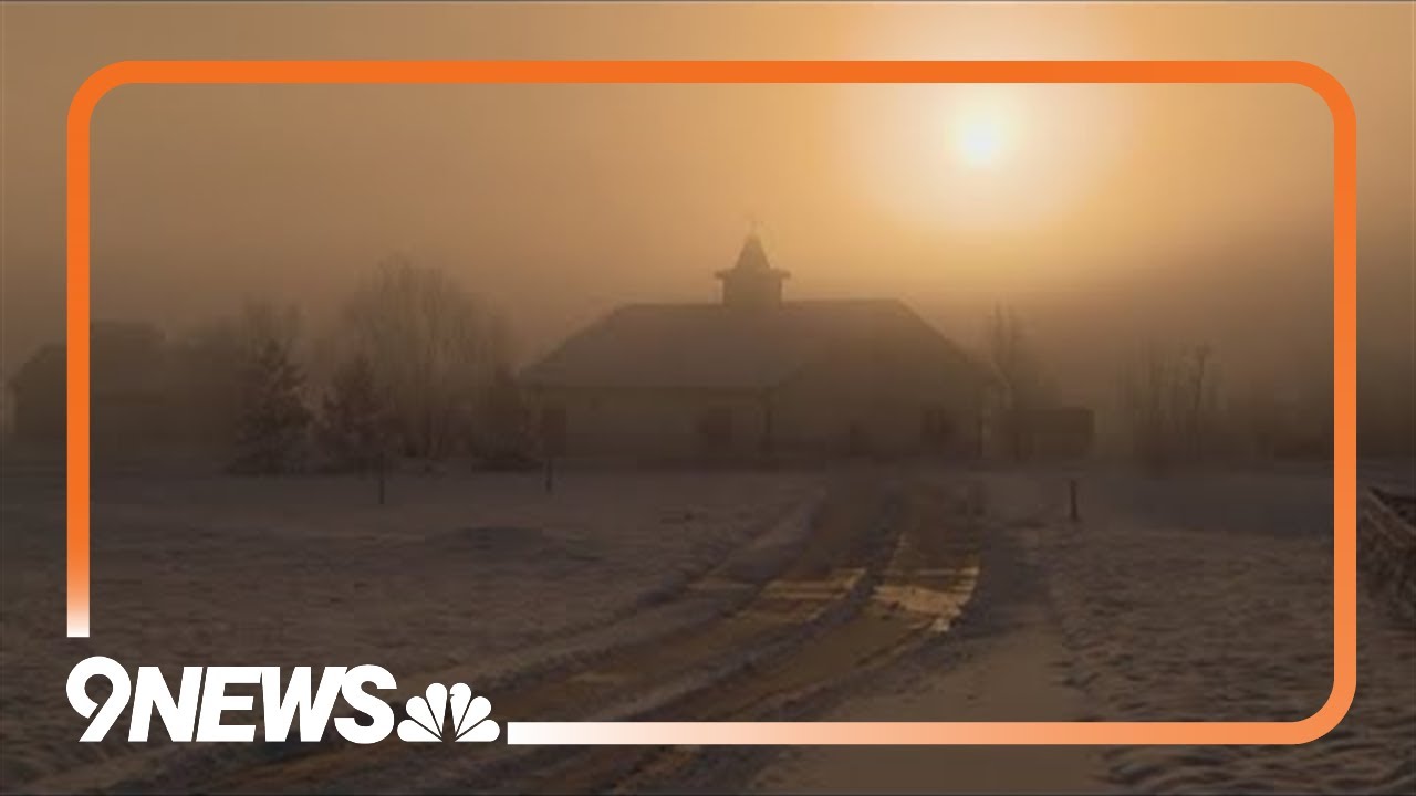 Dense fog Thursday with patches of black ice