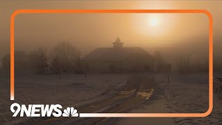 Dense fog Thursday with patches of black ice