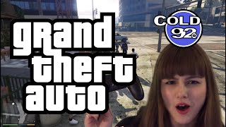 Playing GTA5 for the first time - COLD 92 w/Celeina Ann