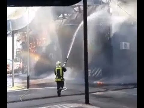 Пожар на ГКПП-Златарево, пунктът временно е затворен