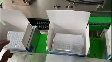 Automatic cartoning box packing machine for top load medicine boxes