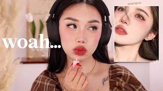 TRYING $100 of DOUYIN ONLY Makeup! *Full Face First Impressions* Is it worth it???