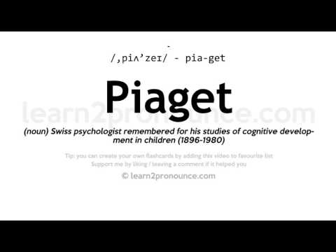 Pronunciation of Piaget | Definition of Piaget