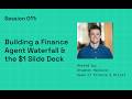 Vibe Coding for Finance - Session 11: Building a Finance Agent Waterfall and the $1 Slide Deck