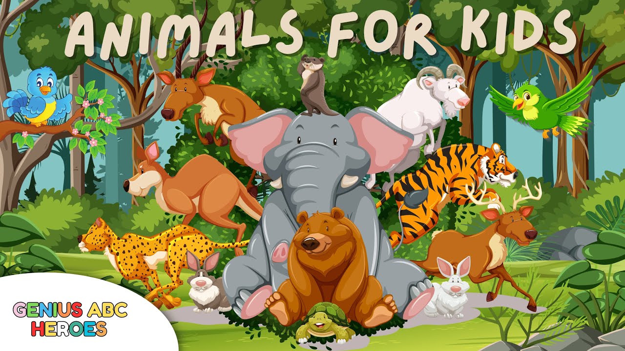 ANIMALS FOR KIDS | Learning Alphabet Animals for Kids | Genius ABC Heroes