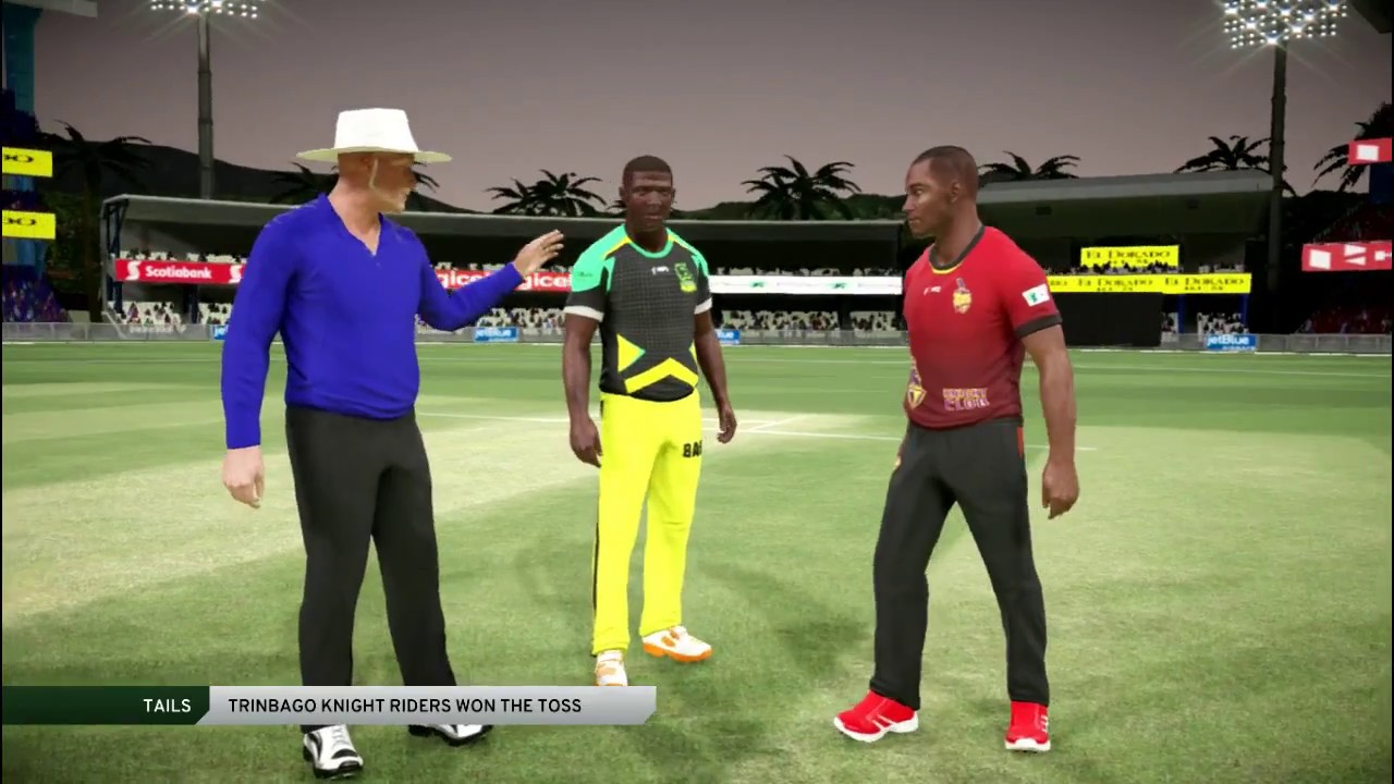 TKR VS JAM (TRINBAGO KNIGHT RIDERS VS JAMAICA TALLAWAHS) CPL -  Don Bradman Cricket 2017 Gameplay