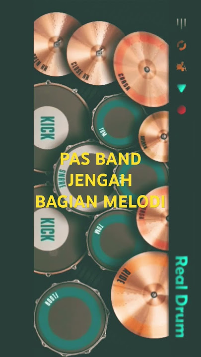 PAS BAND JENGAH (REAL DRUM) step melodi #music