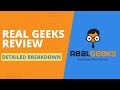 Real geeks review  pricing  crm  real estate leads website