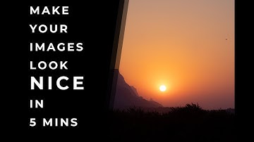 Edit landscape images in under 5 minutes