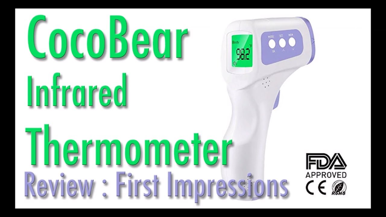 Review of Infrared noncontact Thermometer by Cocobear. Great infrared baby thermometer YouTube