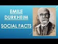 Sociology for UPSC : Durkheim - SOCIAL FACTS - Lecture 70