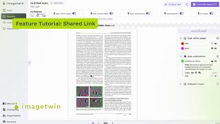 Share Scan Results with Anyone: Imagetwin's Shared Link