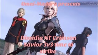 Dissidia NT Lightning custom room 3v3 Time To Strike