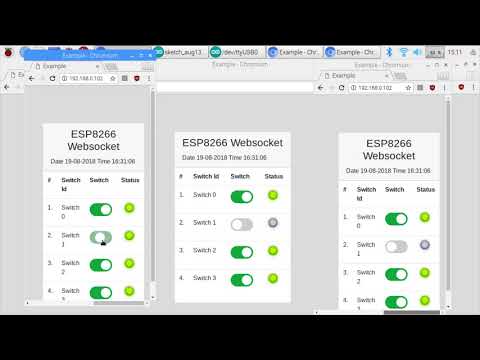 ESP8266 websocket with source code