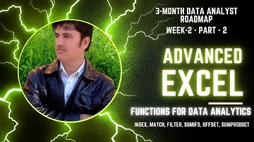 Mastering Excel Advanced Formulas: Index-Match, Filter, SUMIFS, and More!