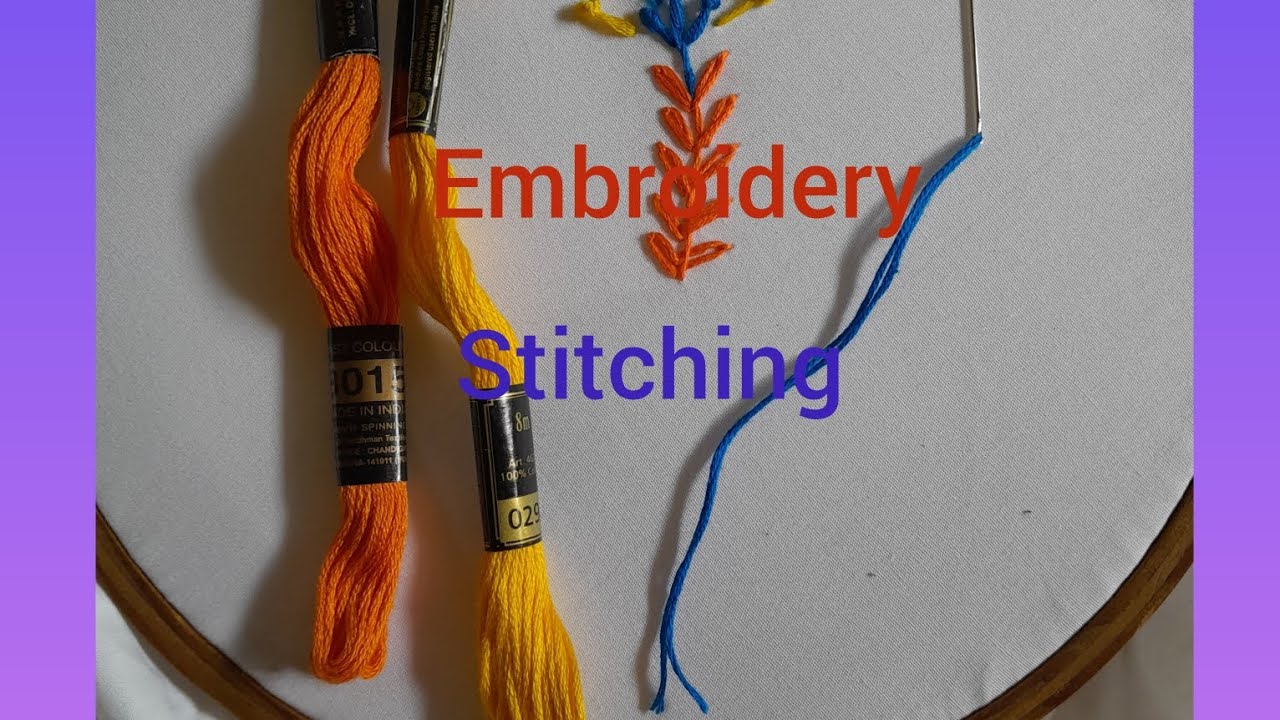 Embroidery design # stitch #Thread - YouTube