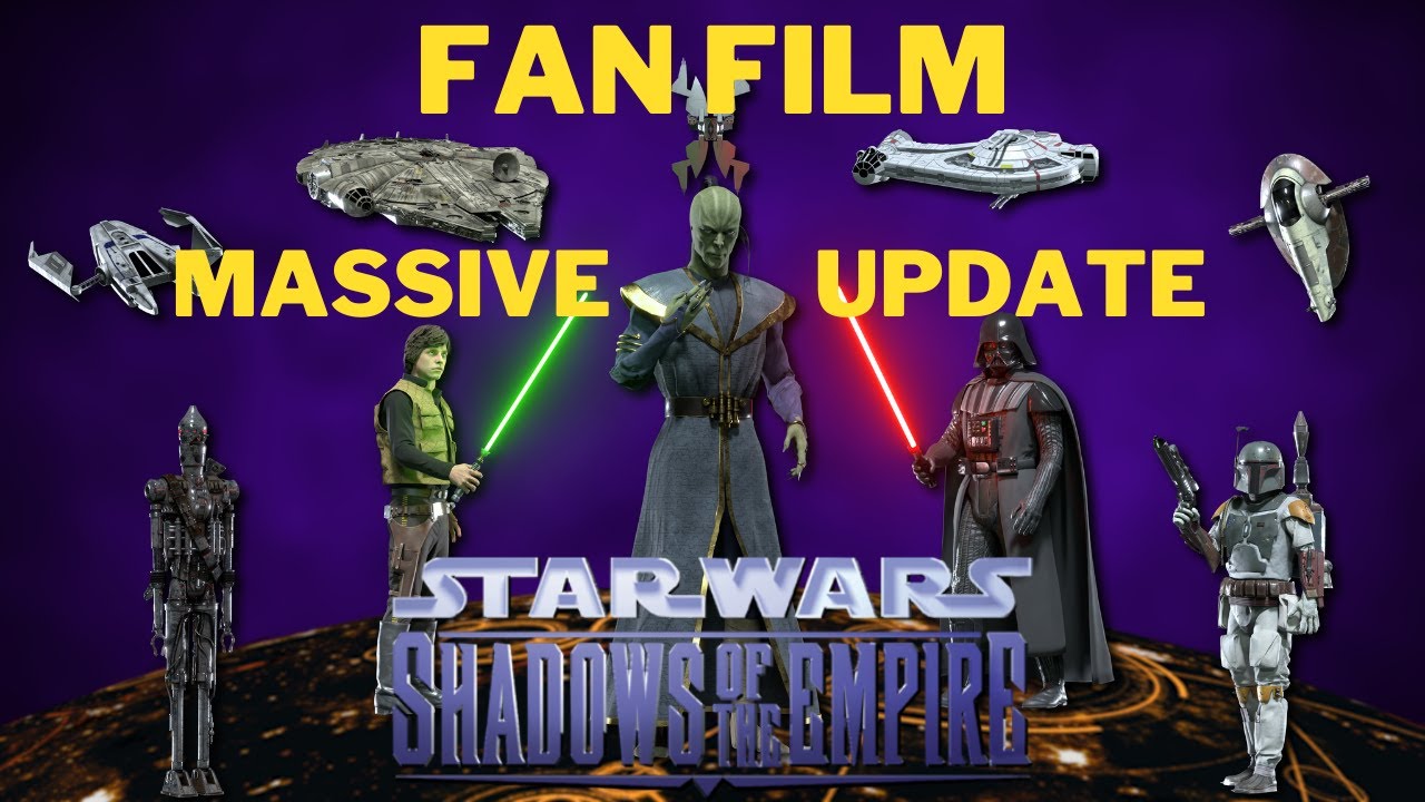MASSIVE Star Wars: Shadows of the Empire Animated Fan Film Update | New Models, Cast, Crew, & MORE!