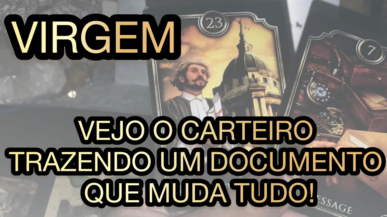 ♍️ VIRGEM ✨ VEJO O CARTEIRO TRAZENDO UM DOCUMENTO QUE MUDA TUDO!