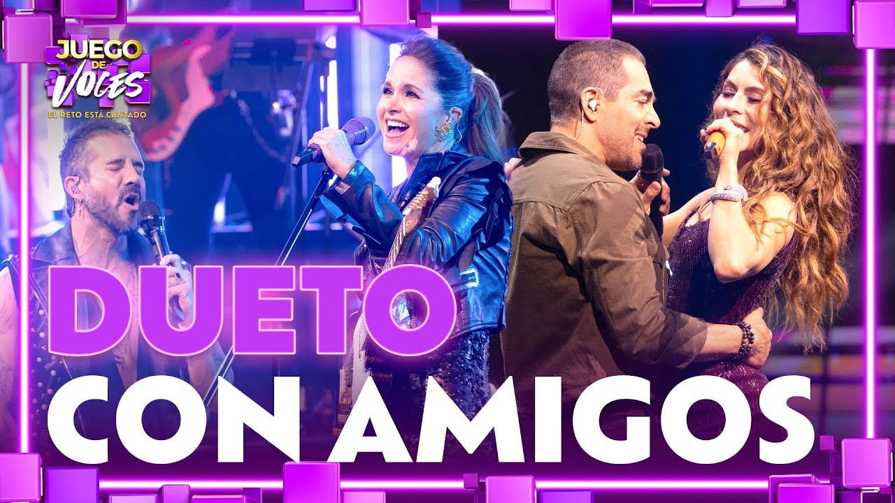 José Ron y Omar Chaparro acompañaron a Lucero y María Leon en este INCREÍBLE DUETO