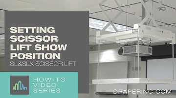 How To: Setting  Scissor Lift Show Position from Maintenance by Draper, Inc.