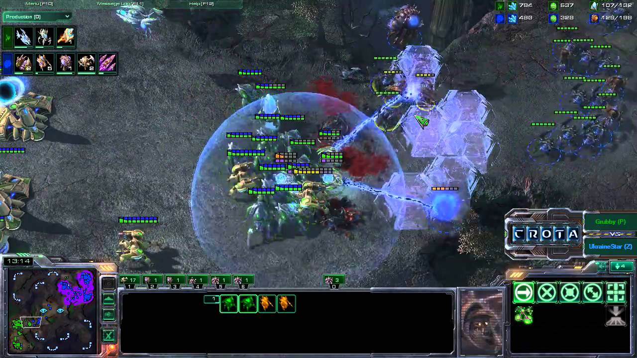 StarCraft 2 - SC663 - Grubby (P) vs UkraineStar (Z) on Typhoon Peaks