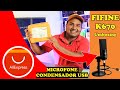 UNBOXING DE MEU MICROFONE FIFINE USB K670 É BOM?