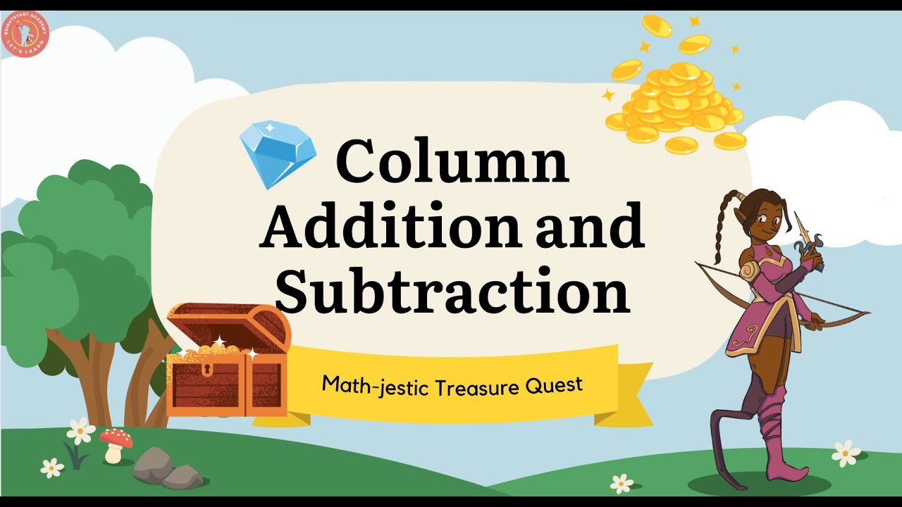 🧠 Big Numbers Math Treasure Hunt! 🚀 Add & Subtract Thousands | Place Value Adventure for Kids 🎒