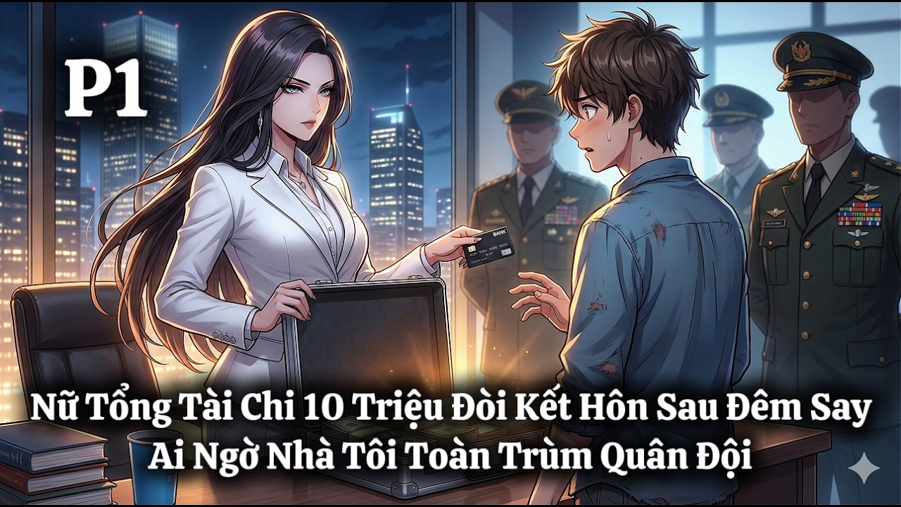 Nữ Tổng Tài Chi 10 Triệu Đòi Kết Hôn Sau Đêm Say, Ai Ngờ Nhà Tôi Toàn Trùm Quân Đội | P1