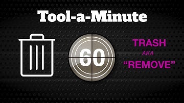 Tool a Minute: The Trash Can (aka REMOVE) Tool to Delete Timeline Media
