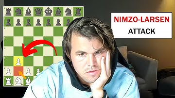 Magnus Strikes with Nimzo-Larsen Attack!