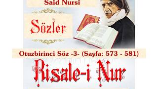 Risale-i Nur, Sözler, Otuzbirinci Söz -3- , Bediüzzaman Said Nursi