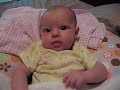 8 Week Talking Baby says, "Hello!"