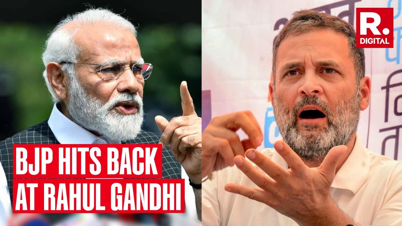 BJP Hits Back At Rahul Gandhi Over His Controversial Remark Against PM ...