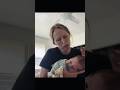 Calming down a newborn baby #newbornsleep #newbornsleeptips #newbornbaby #newborn #sleeptraining