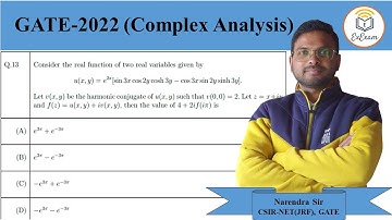 GATE-2022 Mathematics(MA)|| Complex Analysis || Question No. 13