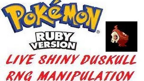 Alex F. - Live Shiny #4: Duskull (Ruby, RNG Manipulation)