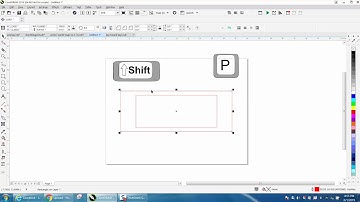 Corel Draw Tips & Tricks Center a Rectangle inside a rectangle