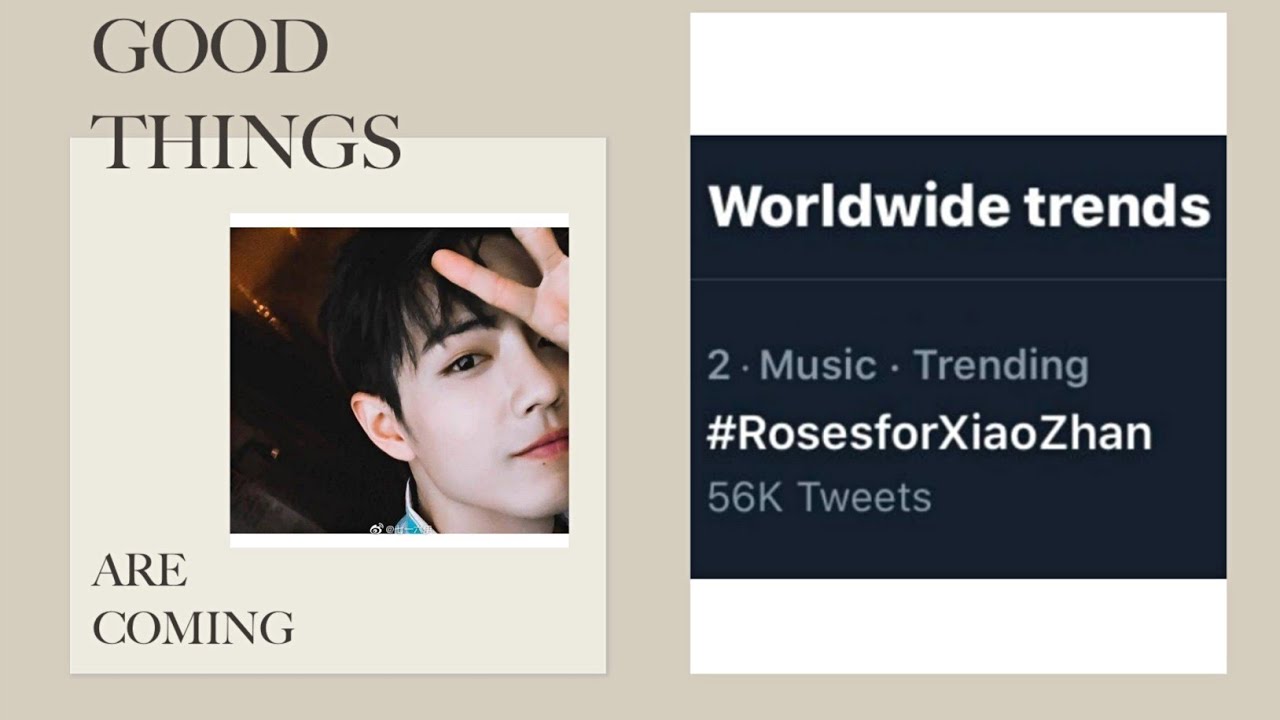 Xiao Zhan Trended Worldwide At #2 + WeChat Index Of Roseonly Live Conference, Last Year VS This Year