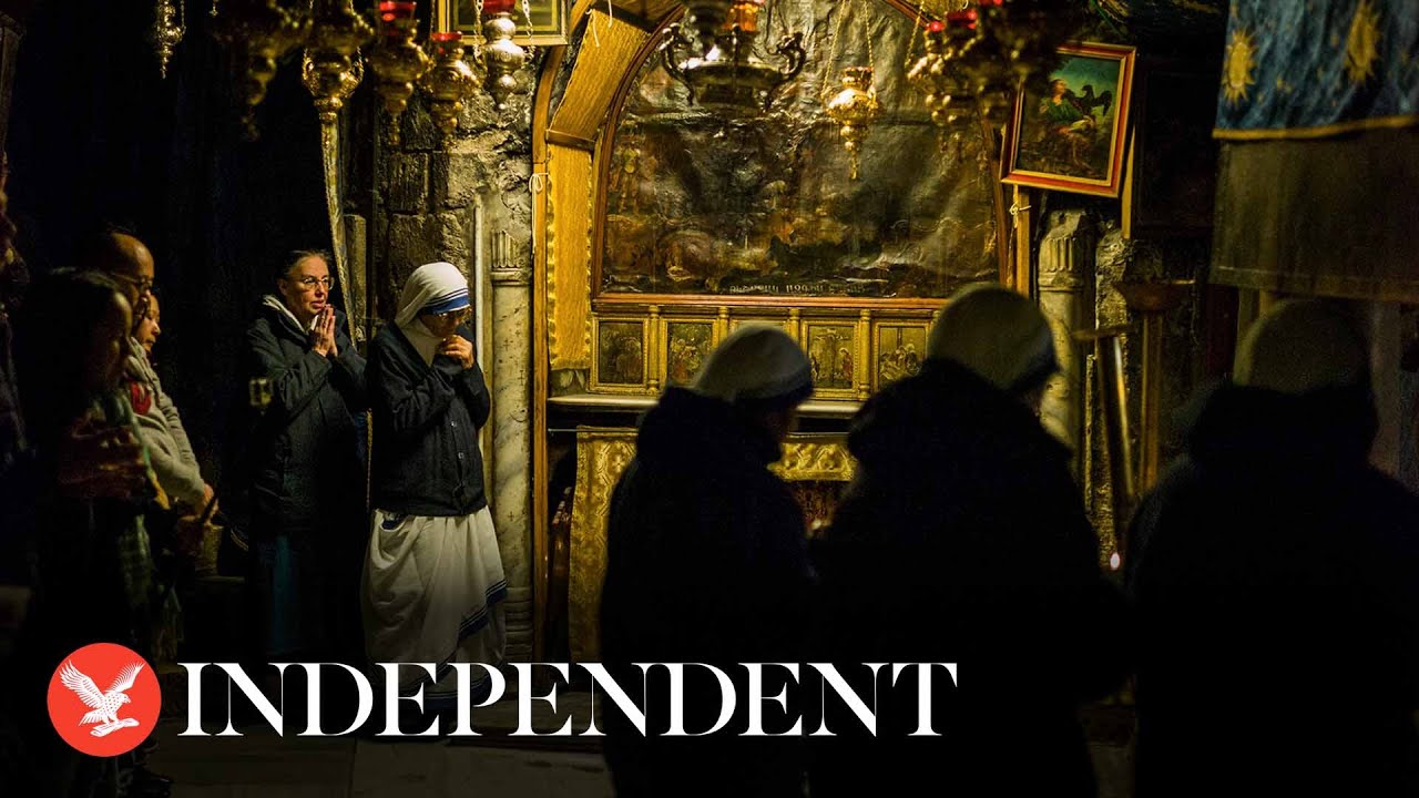 Live: Midnight mass at the Nativity Church in Bethlehem