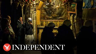 Live: Midnight mass at the Nativity Church in Bethlehem