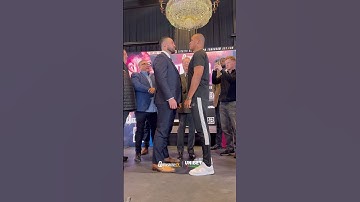 Joseph Parker & Fabio Wardley face off ahead of what will be a WAR ⚔️